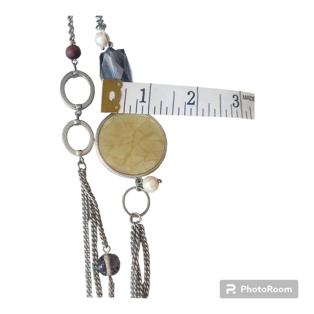 3/$25 Lia Sophia Necklace 18-21"Silvertone Black Brown Cream Gray/Lavender Gold